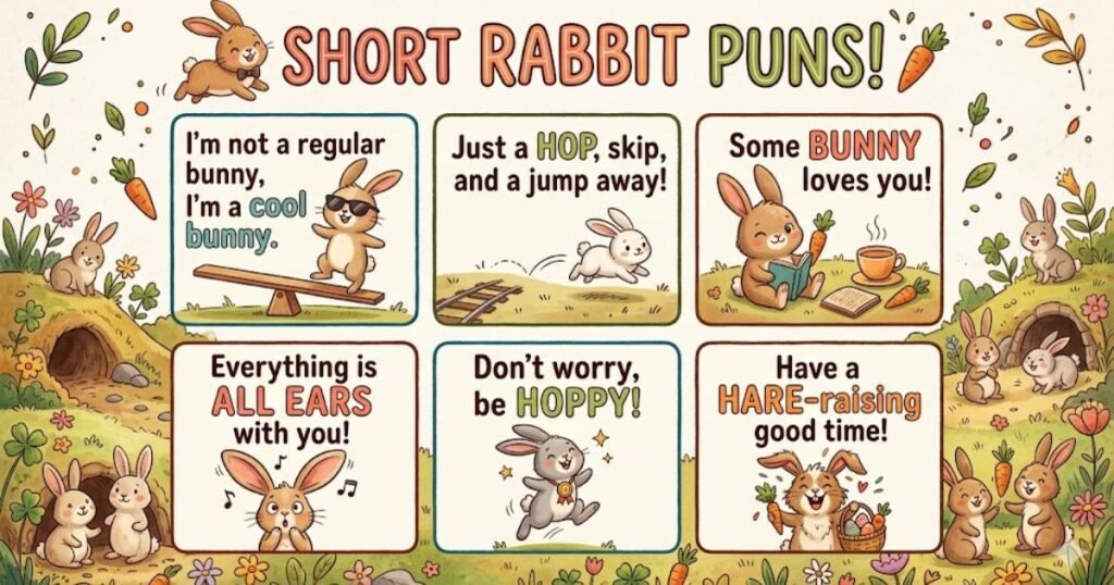 Short Rabbit Puns