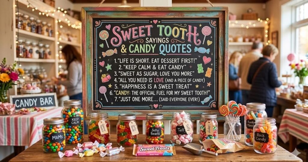 Sweet Tooth Sayings and Candy Quotes