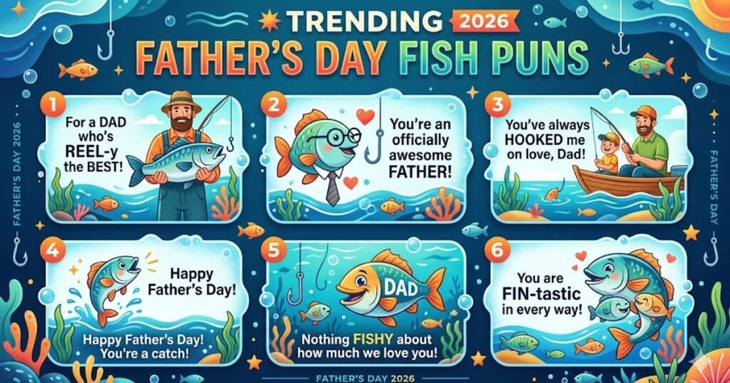 Trending Father’s Day Fish Puns 2026