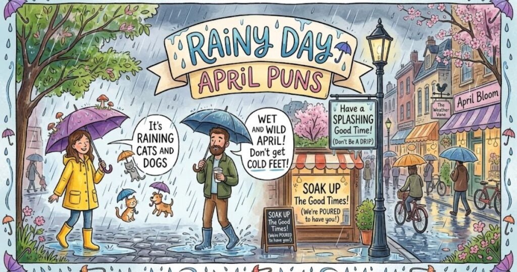 ☔ Rainy Day April Puns