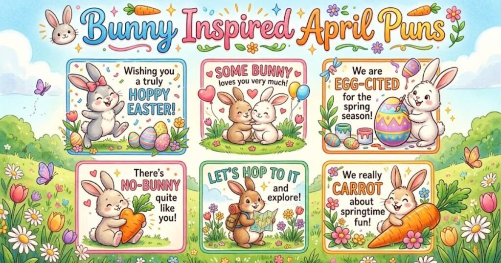 🐰 Bunny Inspired April Puns